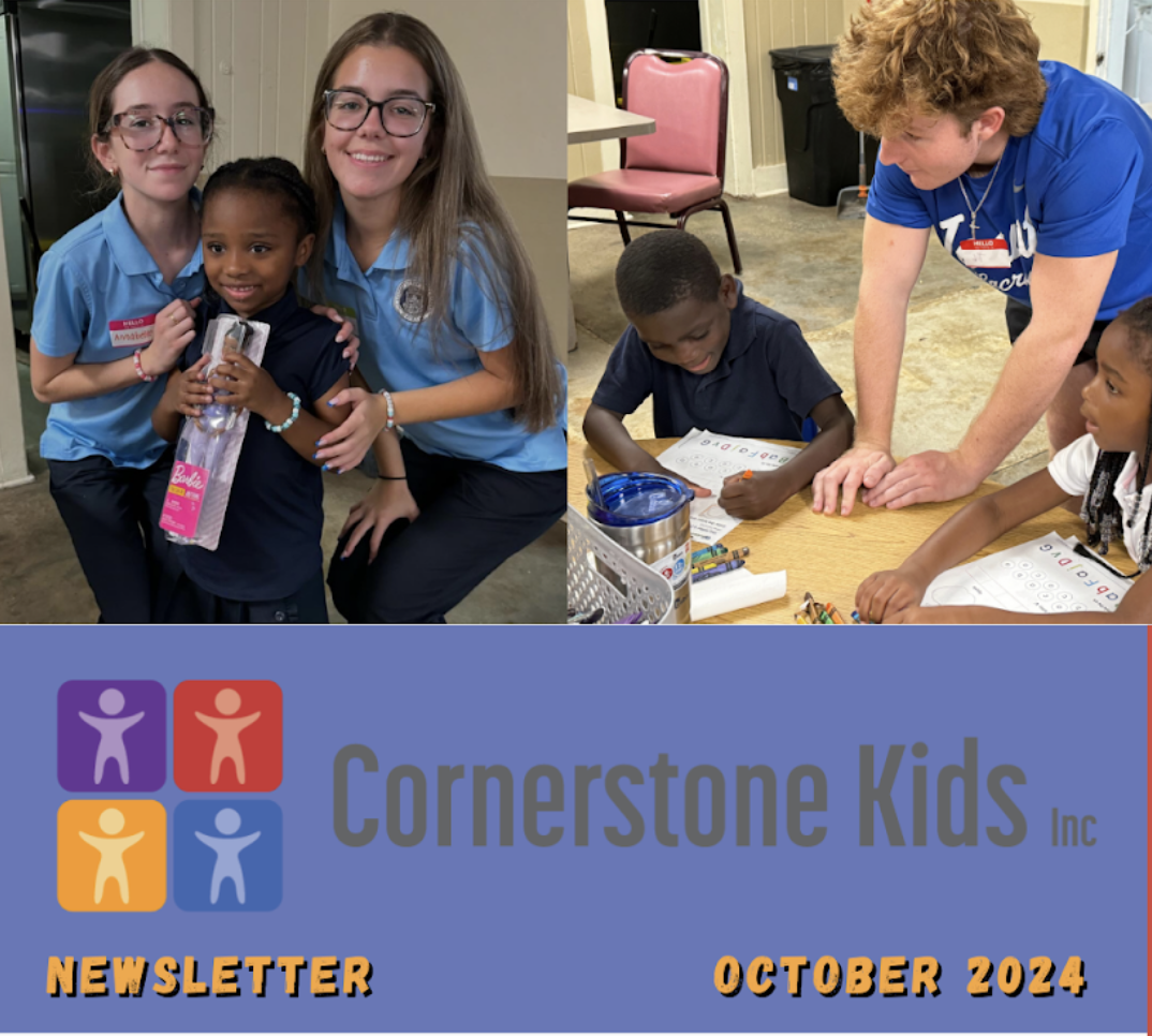 Cornerstone Kids Newsletter | October 2024